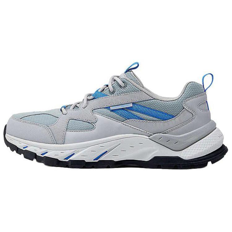 Skechers Brockmont Men Gray Low Top Outdoor Shoes Comfortable Versatile Wear Resistant 210991-GRY 39.5