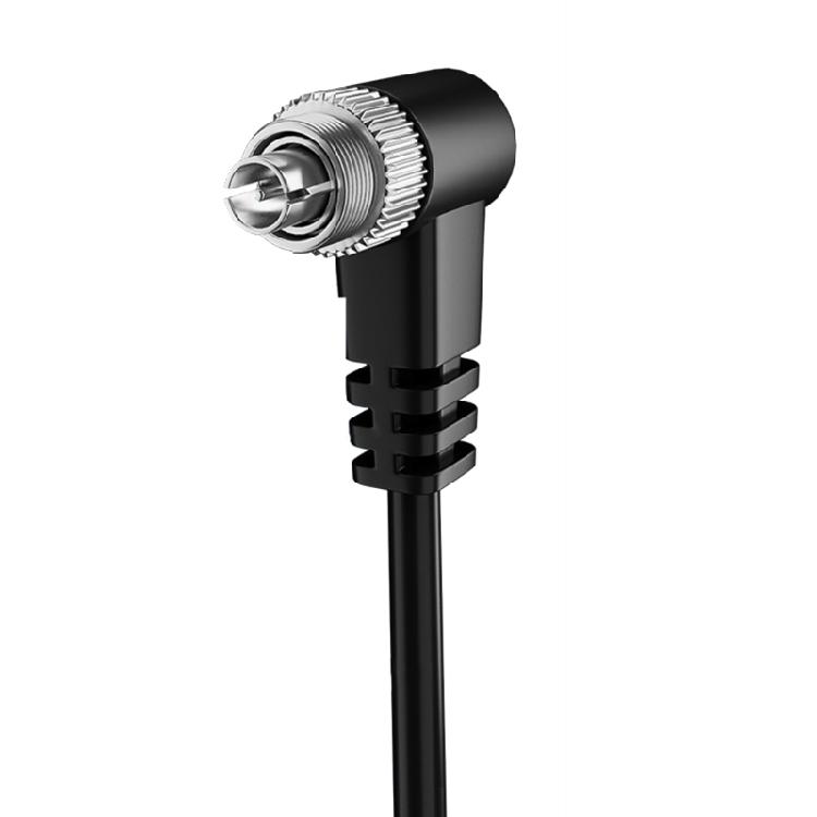 Twist Lock PC Spring Flash Syncing Cable For Flash Triggers Enhances Flexibility With Corrosion Resistant Terminals