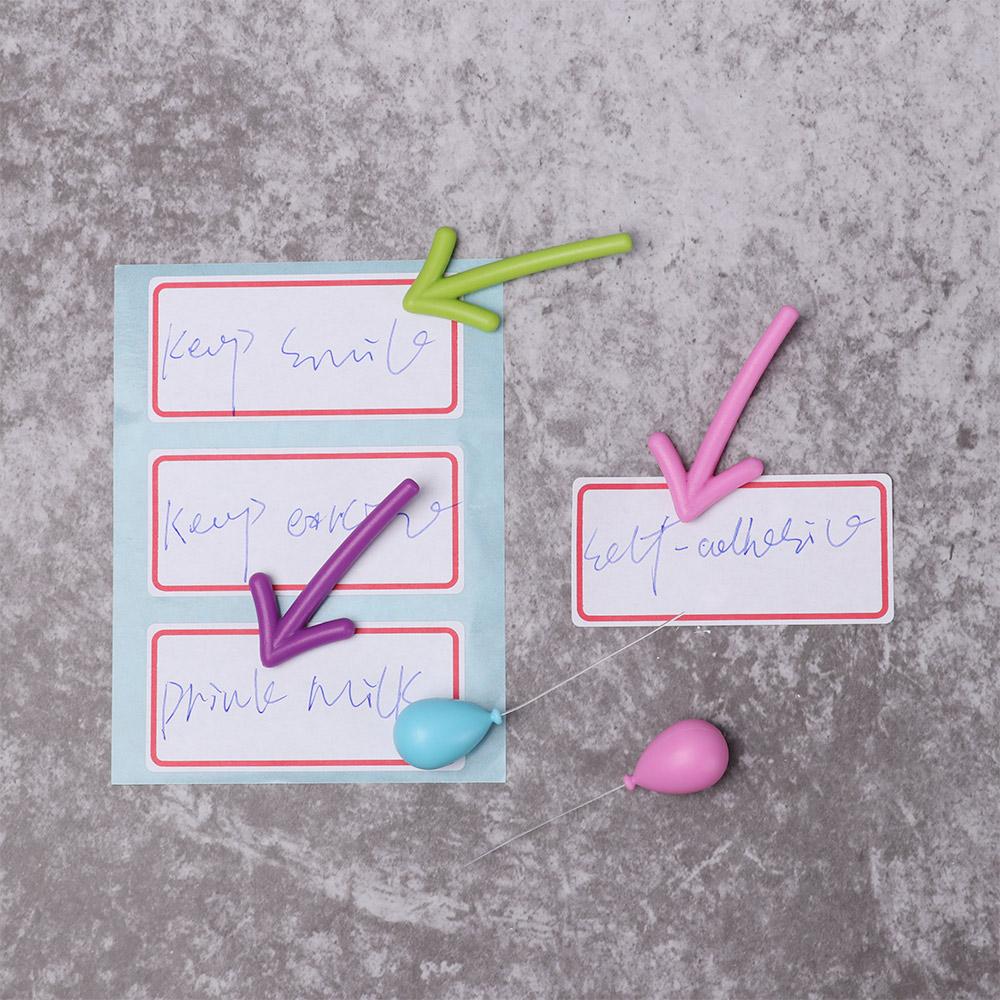 Message Holder Refrigerator Ornament Fridge Magnet Succulent Bonsai Magnetic Stickers Arrow Balloon