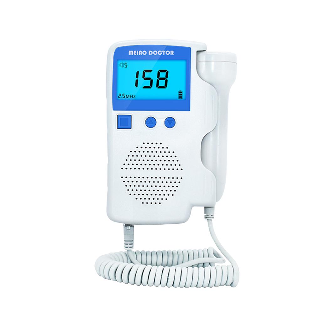 Buy 1 Pc Fetal Doppler LCD Display Stethoscope Heart Monitor Heart Rate