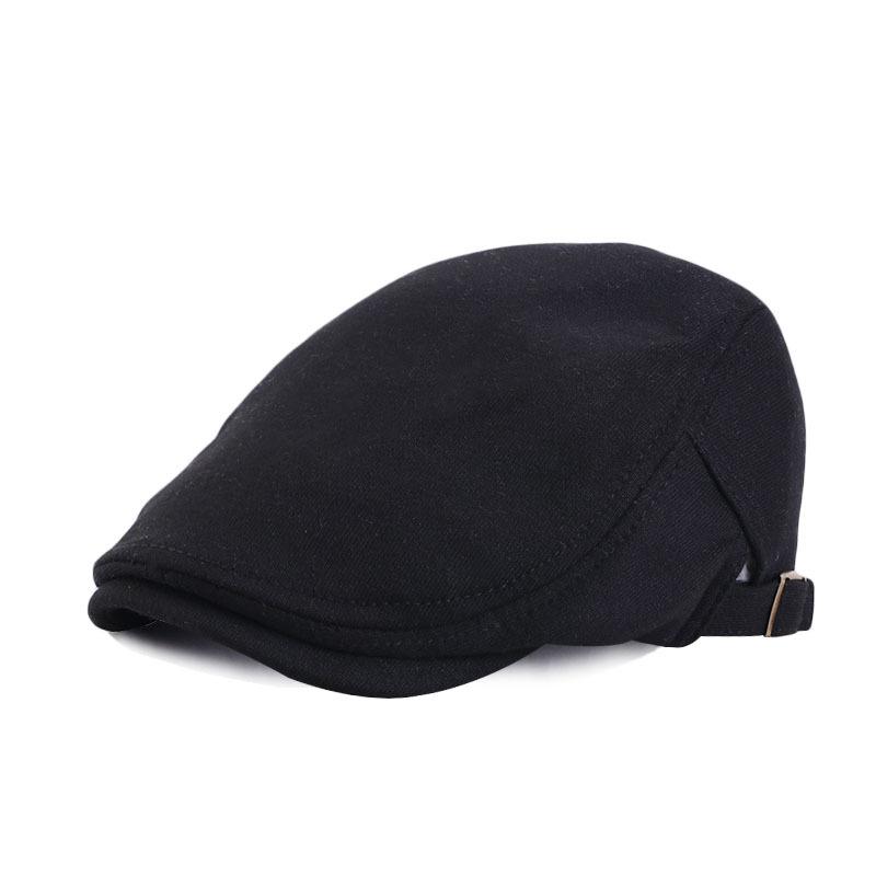 Spring and Summer Trendy Cotton Hat Men's Solid Color Duck Tongue Beret, Forward Hat, Fashion Casual Hat JDBLM-