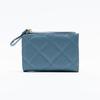Women's Multifunctional Large Capacity Wallet - Solid Color, Small Diamond Design, Multi-Color Card Holder & Coin Purse for Autumn/Winter