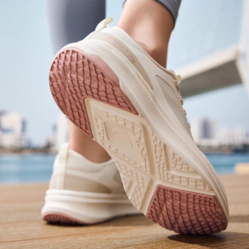 Anta Training Series Comfortable Shock Absorbing Durable Breathable Low Top Training Running Shoes Women sneaker White 922537702-1