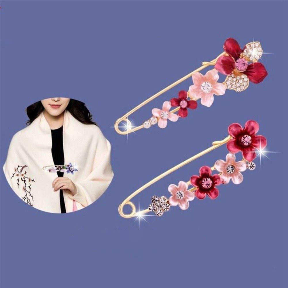 Kamínky Špendlíky Nastavitelné Brože Nová Květinová Brož Ozdoba Šatů