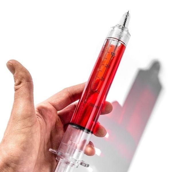Giant Syringe Pen XXL Ballpoint Pen 29 Cm