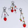 Lovely Strawberry Keychain Fruit Shapes Phone Chain Detachable Phone Lanyard