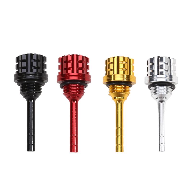 1/4pcs Motorcycle Customization Aluminum Oil Dipstick CNC Dipstick Wear-Resistant Material Lightweight Design