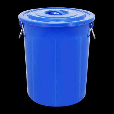 Large Plastic Utility Bucket with Lid and Handle