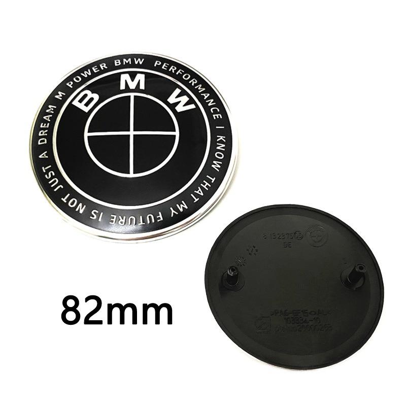 DECW8 1/4/7Pcs Car Hood Rear Emblem Steering Wheel Stickers Rims Cap Badge For BMW G01 G20 X3 X5 F30 E36 F20 E46 X6 M4 E60 E93 E87