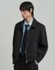 Work On Body Off Ber Semi-Oversized Cotton Blouson Jacket [Black]