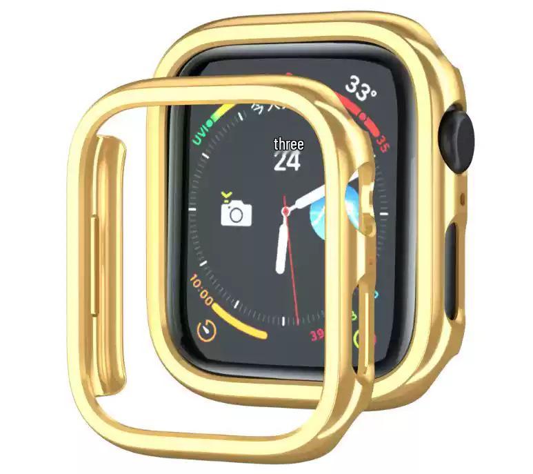 Apple S10 Akıllı Saat Kılıfı: Apple Watch 8/7 ile Uyumlu, Kaplamalı Çerçeve, Yarı Kapalı Koruyucu Kılıf