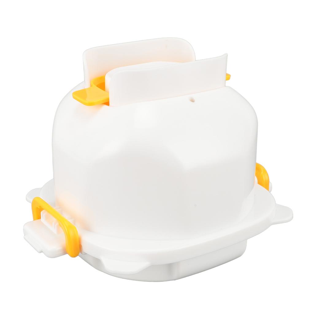 Microwave Egg Boiler Steaming Cutting Dual Use 4 Cavities Fast Microwave Boiled Egg Cooker for Home