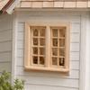 16 Grids Dollhouse Window Model Wooden Square Windows Model Dollhouse Miniature Door  For DIY Toys