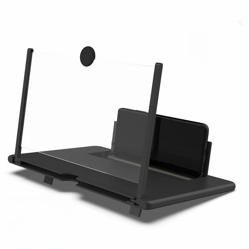 1Pc Mobile Phone Screen Amplifier with HD Video 12" Pull-Out Magnifier and Desktop Stand