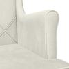 Cream Velvet Armchair