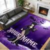 Crystal Velvet Rug Custom Name Text, Soft Non Slip Floor Mat Home DecorElvira Mistress of the Dark