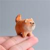 Hand Carved Wood Carved Keychain Animal Pendant Dog Keyring Ornaments Carved Dog Pendant  Bag Charm