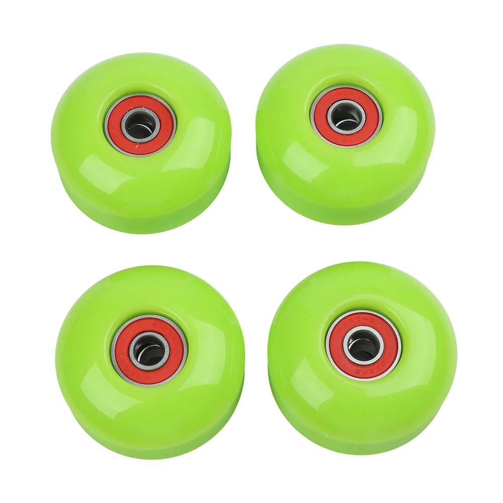 Ride In Style 4 Pcs 52x32mm Soft Longboard Skateboard Wheels + ABEC9 Bearing