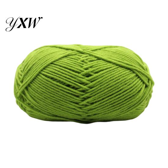4Ply Crochet Yarn Knitting Wool Professional Ultra Soft Needlework DIY Milk Cotton Knitted for Home Woollen