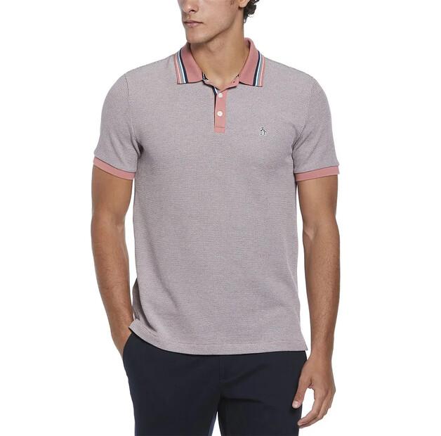 

Original Penguin Birdseye Pique Tipped поло с короткими рукавами M