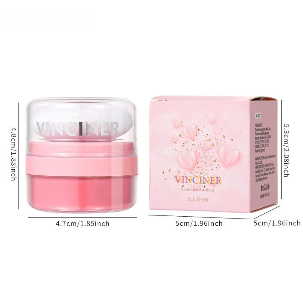 

Румяна Lazy Air Cushion, приятная для кожи, контурная пудра нюдового оттенка, осветляет тон кожи розовый