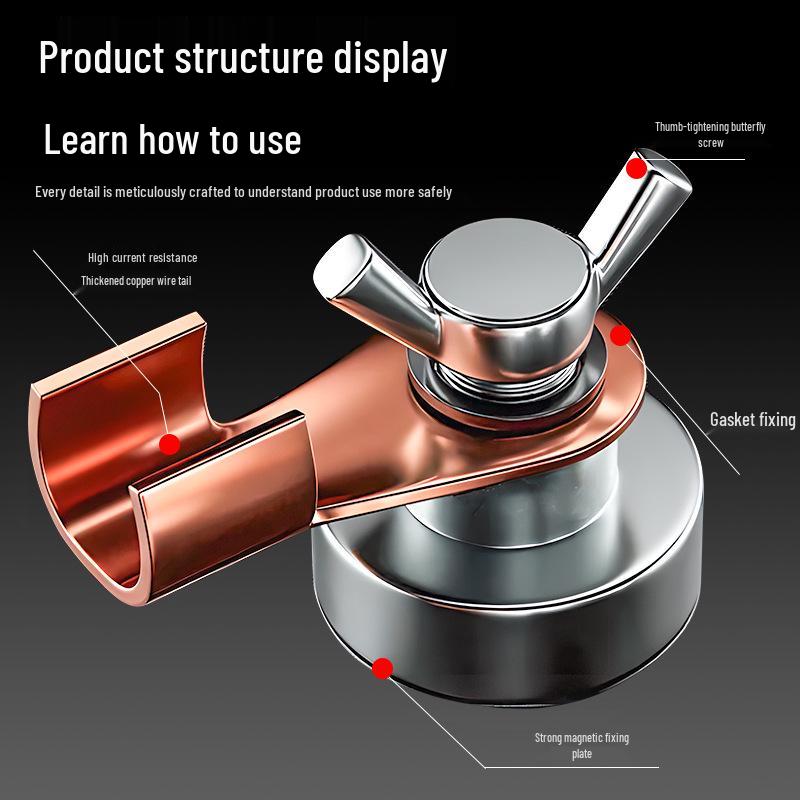 Fortschrittliches hochtemperaturbeständiges magnetisches Schweißgerät mit starkem Erdungskopf