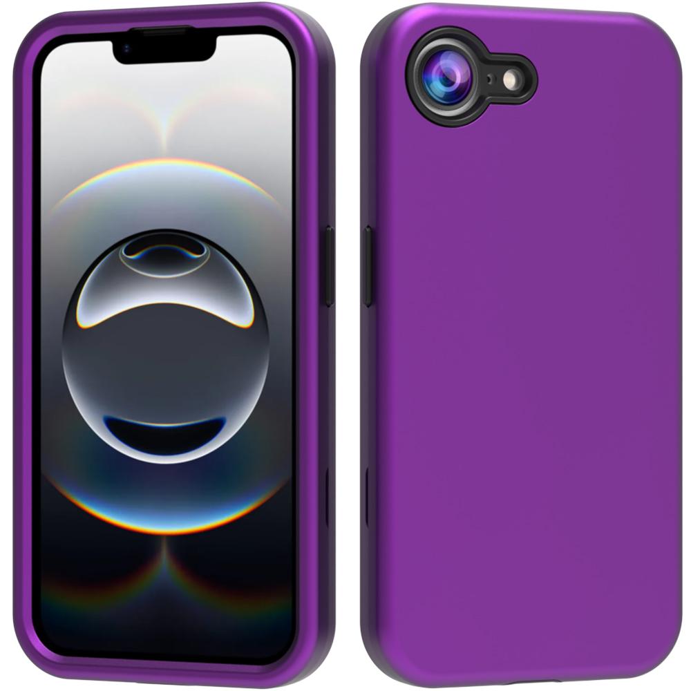 GW03 For iPhone 16e Case TPU+PC Phone Cover Dual Layer Shockproof
