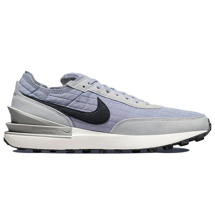 Nike Waffle One Premium Toasty - Viola Provenza Scarpe da Ginnastica da Uomo Grigio-Nebbia Volt Appena Nero DC8890-500