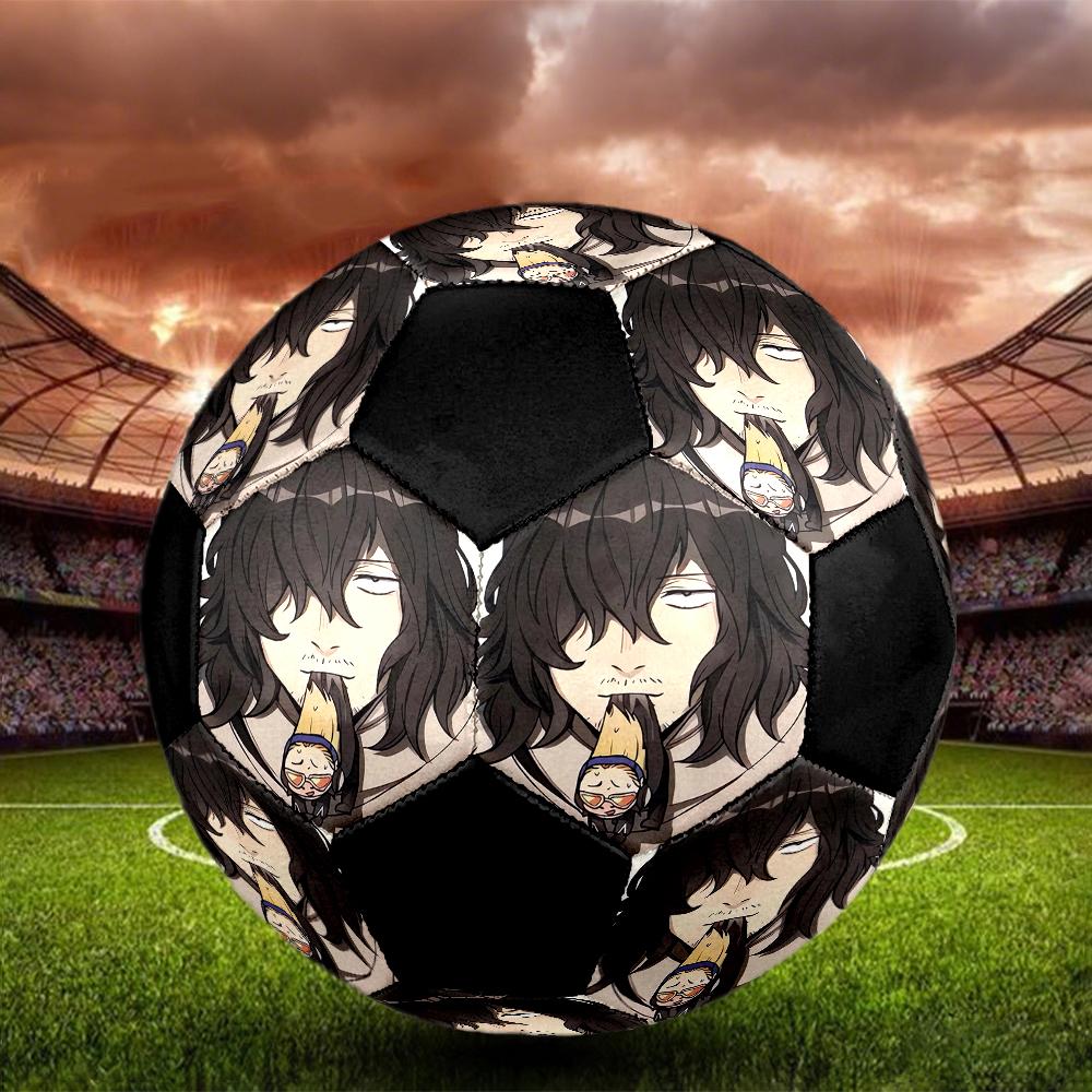 Soccer Ball Colorful Machine Stitched PVC Size 5 Team Training Competition Ready Durable High-Bounce Cool Sports Gift