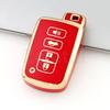 For Toyota Avalon Camry Corolla Rav4 Highlander Auris Chr Land Cruiser 4 Buttons Shell Fob Tpu Car Key Case Cover Keyless