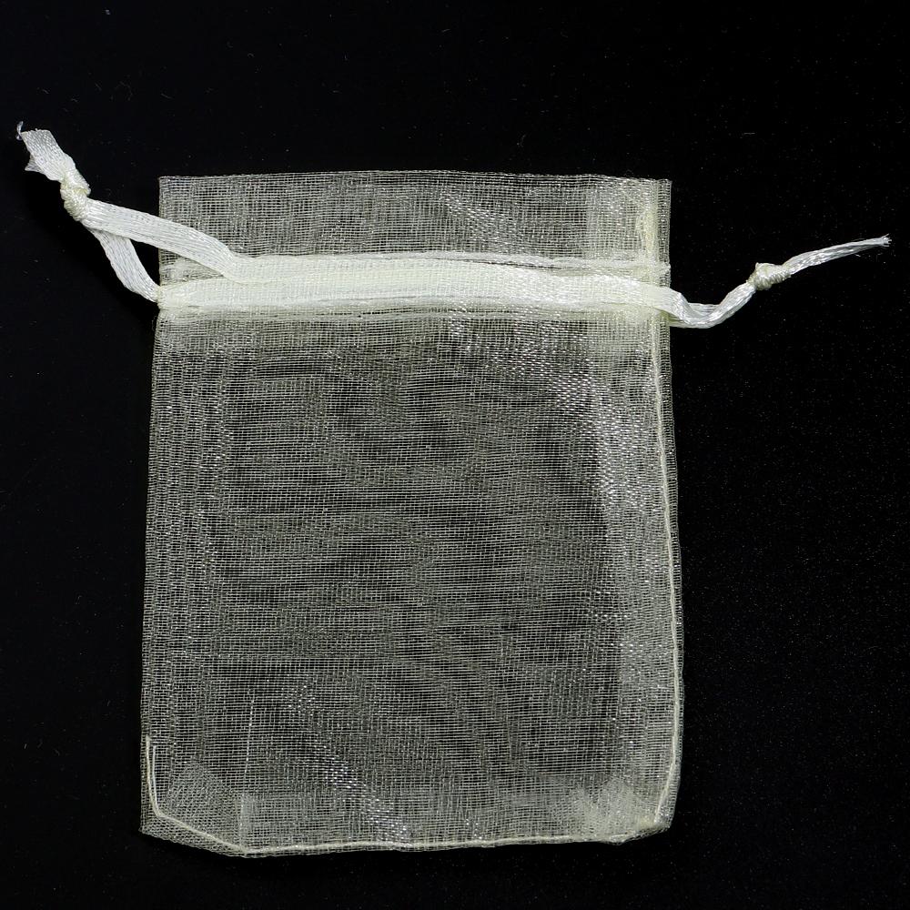 10pcs 7X9cm Organza Bags Solid Color Drawstring Jewelry Packaging Bags For Wedding Birthday Party Christmas Candy Gifts Pouches