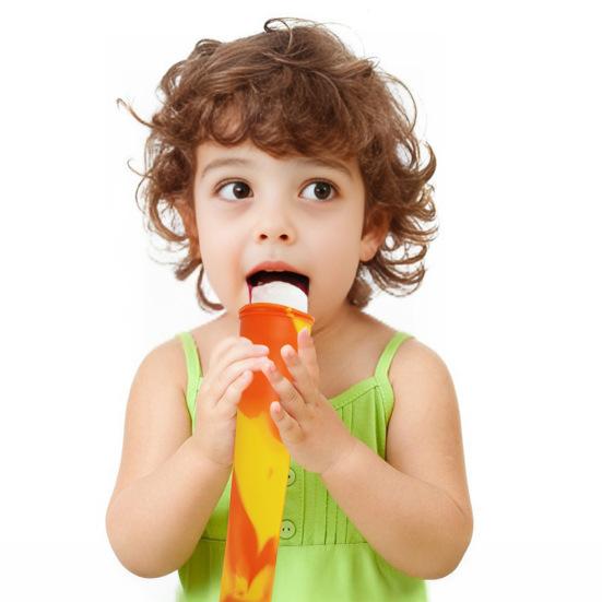 Silicone Popsicle Molds Reusable Ice Cream Mold with Leak-Proof Covers DIY Homemade Tools Summer Party Supplies