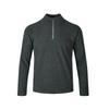 Slim Fit Long Sleeve T Shirt Men American Vintage Style Casual Gym Top Shoulder Enhancing Tee