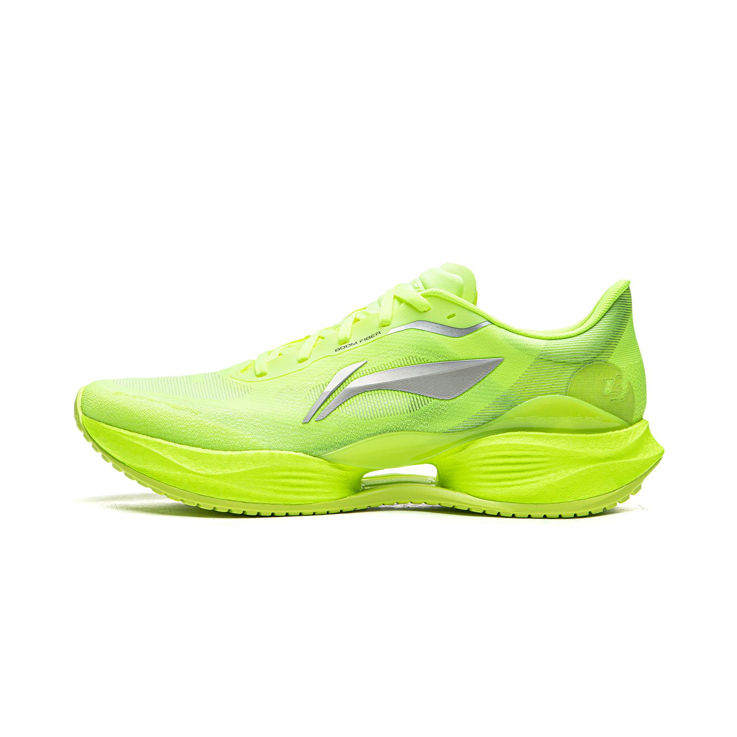 

Li Ning Sports Comfortable Shock Absorbing Breathable Low Top Casual Running Shoes Men sneaker Fluorescent-Bright-Green ARBW017-5 43