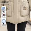 XueZhongFei Women's 90% Down Mid-Length Winter Puffer Jacket