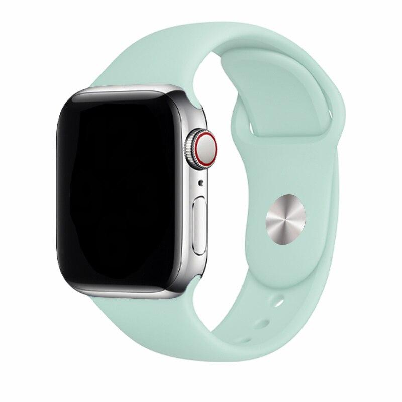 Silikonový řemínek pro řemínek Apple Watch 44 mm 49 mm 45 mm 41 mm 40 mm 42 mm 38 mm náramek iwatch série 9 7 se 3 4 5 6 8 Pásek Ultra2