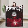 Lady Gaga Mayhem Abracadabra  Knitted Blankets Fleece Lady In Red  Super Warm Throw Blankets for Bed Bedspread
