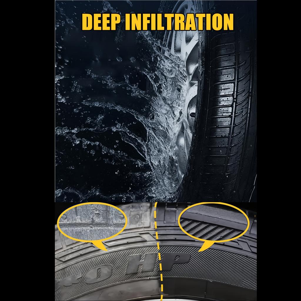 Automotive Tire Paste Brightening Agent Brightening Agent Cleaning and Maintenance Anti Aging Plastic Refurbished Tire Paste