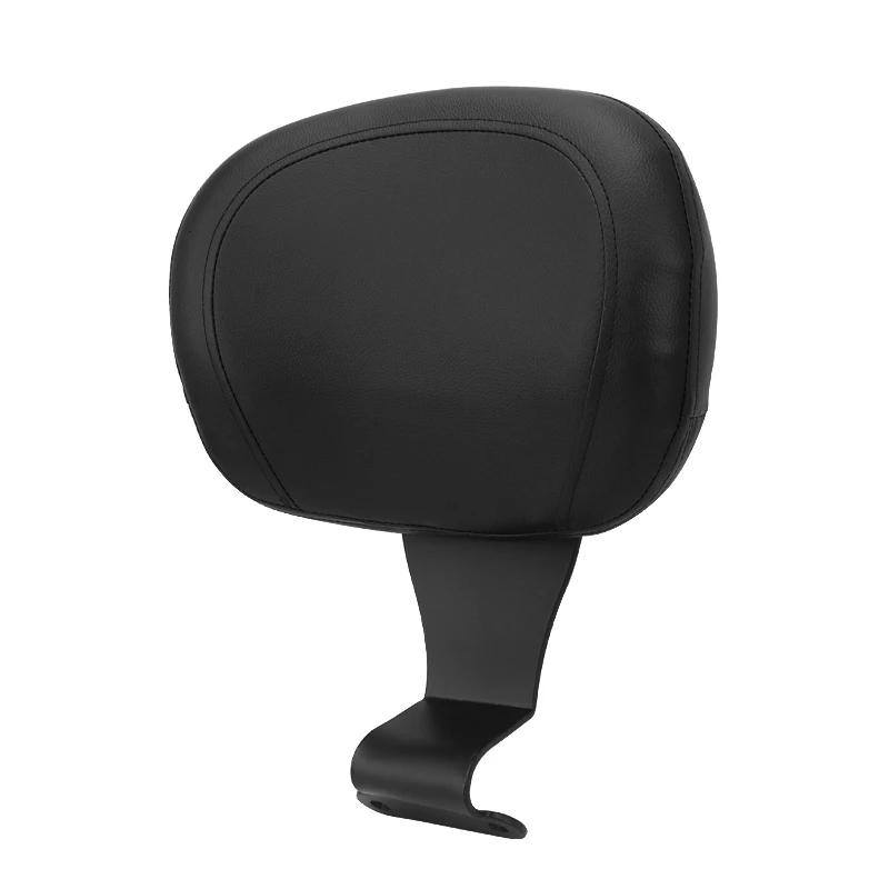 Мотоцикл Переднее Сиденье Пассажира Вставляемый Подголовник Водителя Черный Sissy Bar Кожаная Подушка Сиденья Для Honda VTX 1800 VTX1800