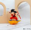 Dragon Ball Childhood Little Goku Hugs Puer Ya Mu Tea Little Follower Figures Doll Pvc Model Statue Collection Toys Ornamen Gift