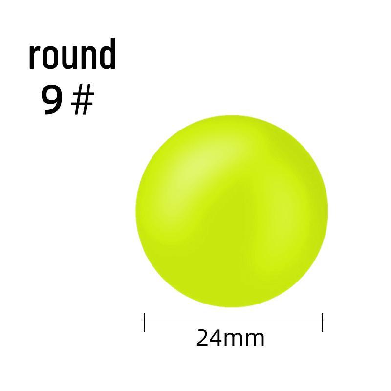 Silicone Olive-Shaped Fluorescent Fishing Float Tail Magnifier Bean