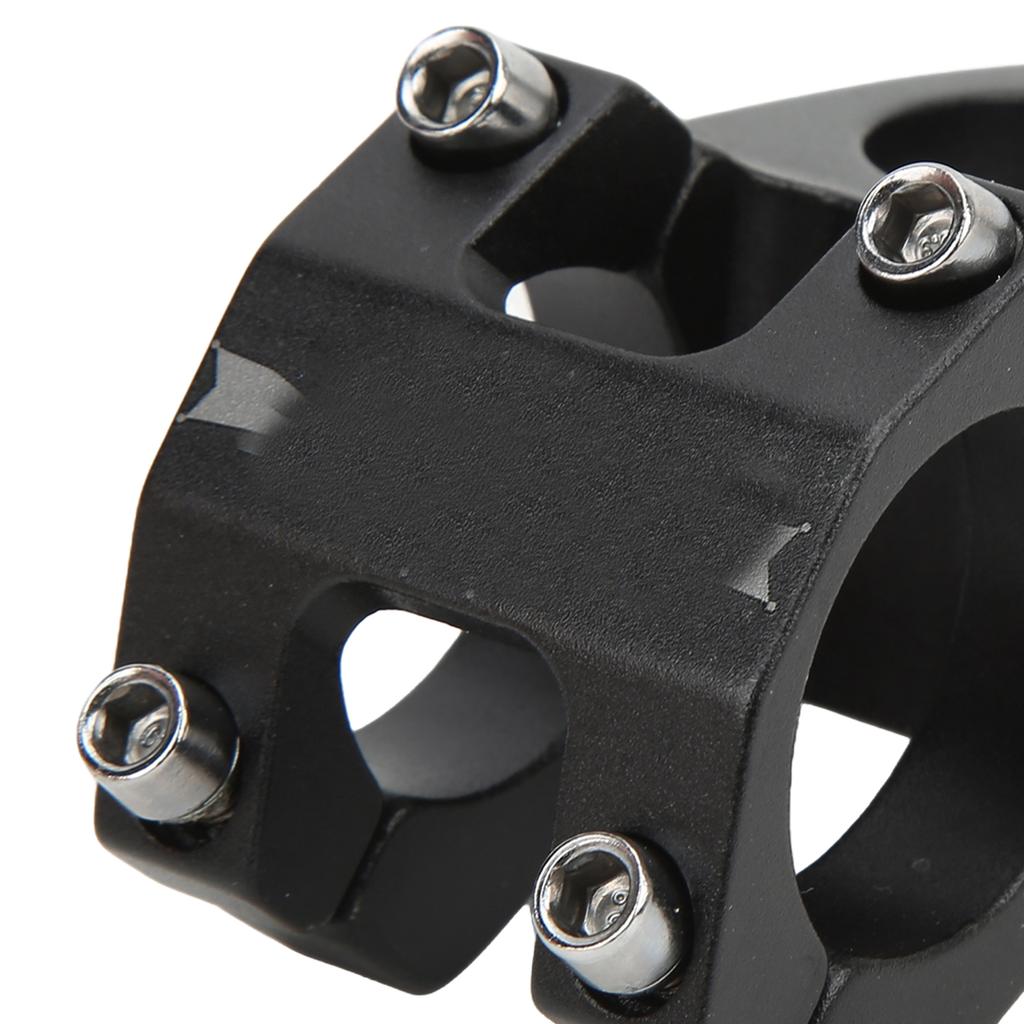 Mountain Bike Stem Lightweight Aluminum Alloy Hollow 31.8mm Curved Knife Marking Short Handlebar Stem for Cycling