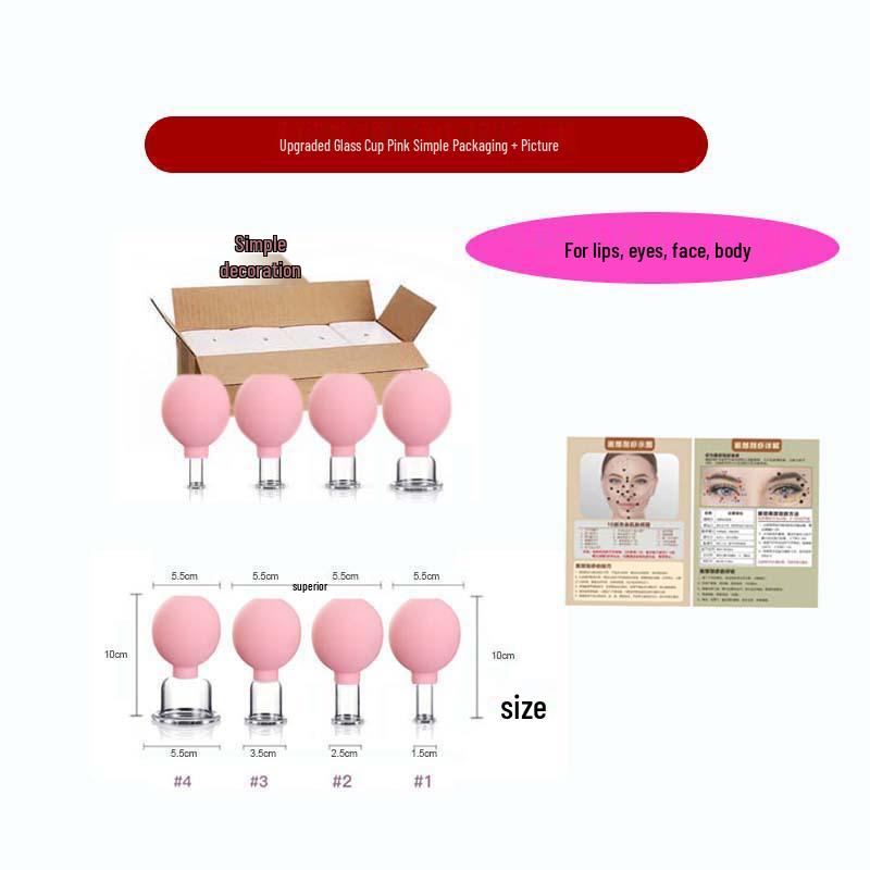 Facial Gua Sha Cupping Massage Device - Convenient PVC Sphere Vacuum Beauty Cup