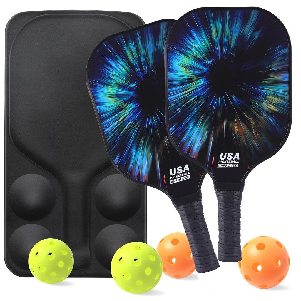 Carbon Fiber Pickleball Paddle with Honeycomb Panel - Outdoor Sports Graphite Racket