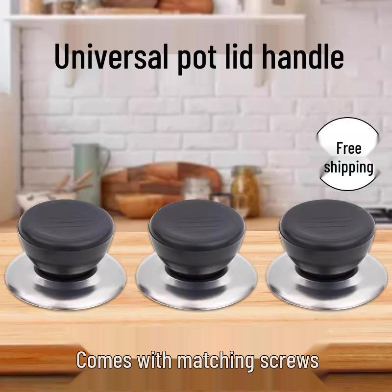 Universeller Topfdeckelknopf: Passend für Reiskocher, Dampfgarer und Kochgeschirr mit Griffkappe und Schrauben.
