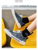 Scarpe casual da uomo in denim a taglio basso, taglia grande, stile coreano, versatili scarpe da skate per primavera e autunno