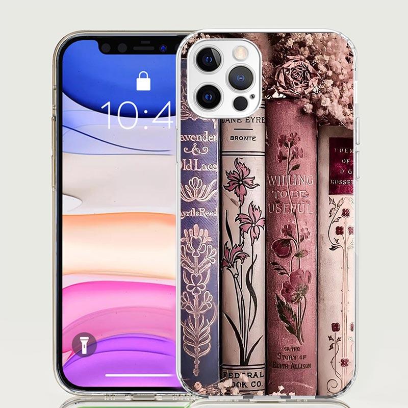 Read Books illustration Reading Phone Case for Apple iPhone 17 Air 16 15 Plus 14 + 13 Mini 12 11 Pro Max 7 8 SE 16Max Soft Shell