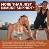 Lion's Mane Mushroom Capsules - Brain Memory Focus Immune Support Supplement