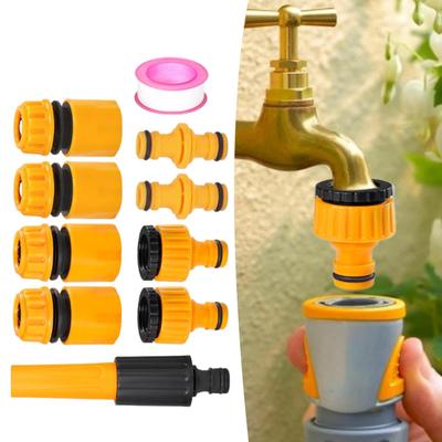 Wasserschlauchverbinder Outdoor-Gartenschlauchadapter-Fittings 1/4-Zoll-Fittings-Adapter Wetterbeständiges Design für Wasserhahn
