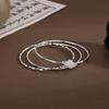 Three Lives Three Worlds Multi-Circle Bracelet: Women's Ethnic Style Bangle, Versatile High-End Fashion